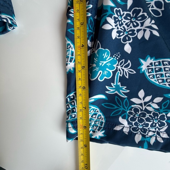 J. Crew Blue and White Board Shorts Quick-Dry Swimwear - Picture 4 of 13